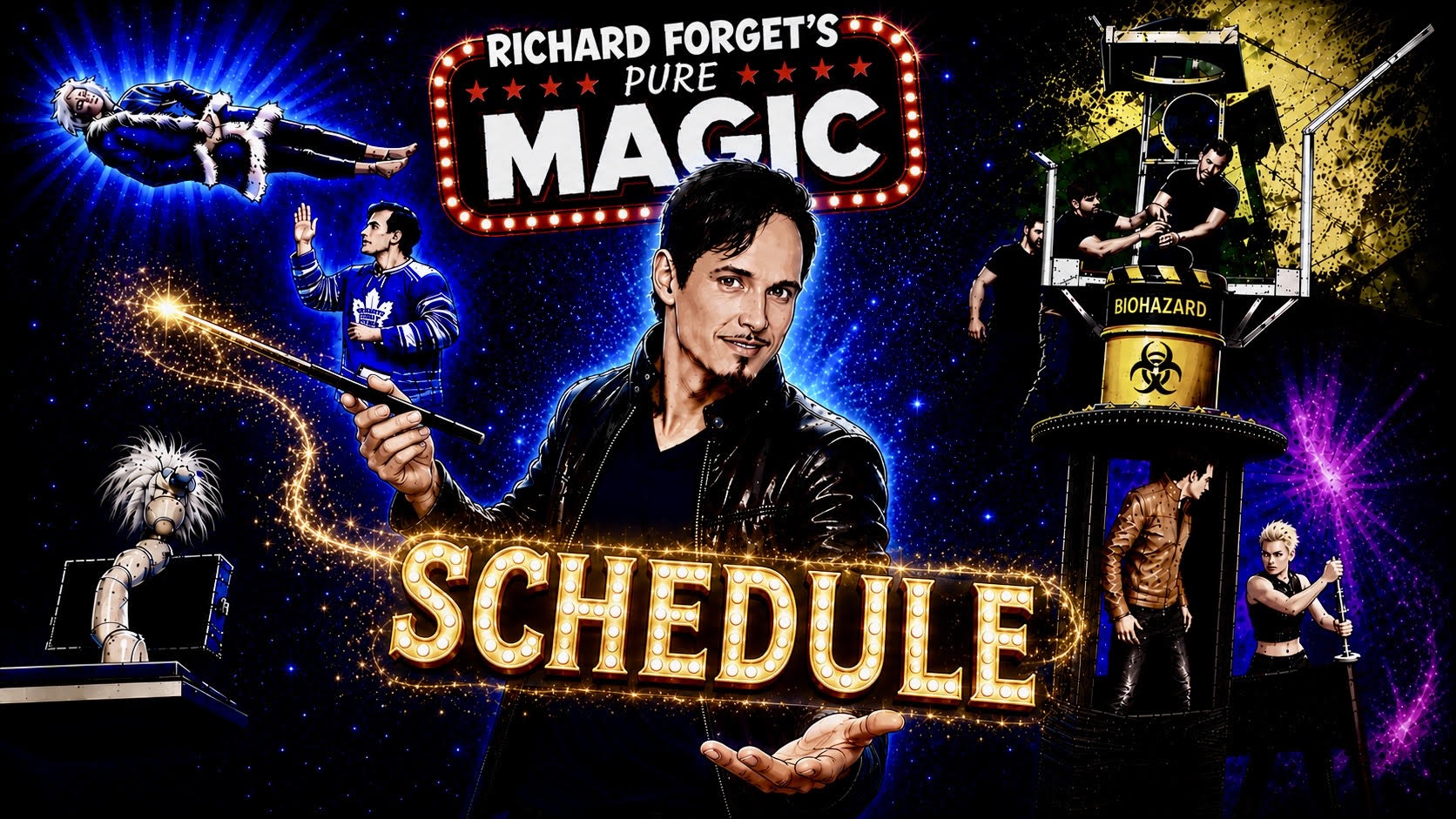 richard forget's magic show schedule